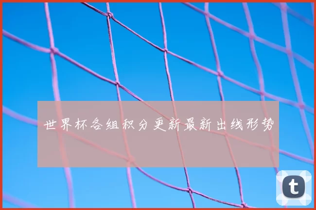 世界杯各组积分更新最新出线形势