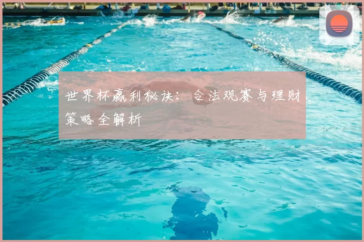 世界杯赢利秘诀：合法观赛与理财策略全解析