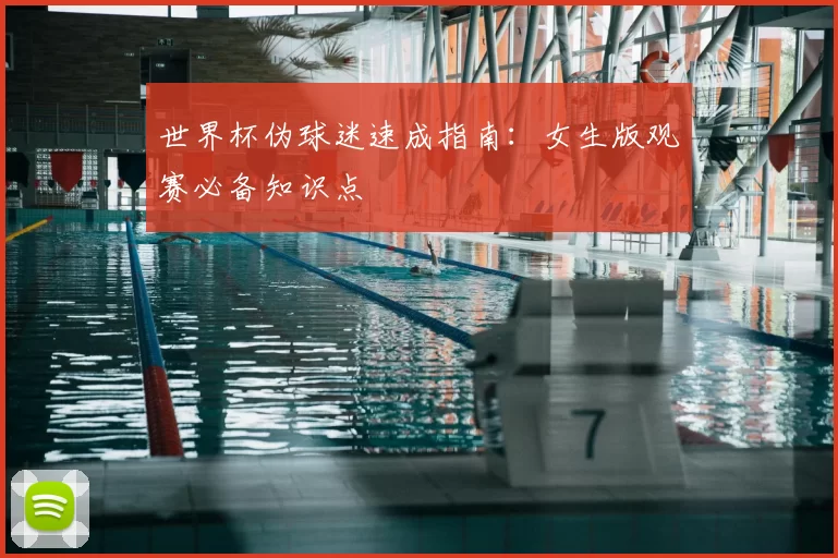 世界杯伪球迷速成指南：女生版观赛必备知识点